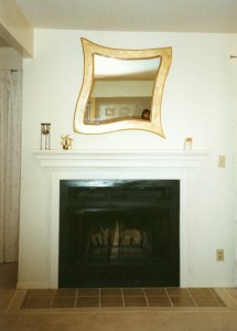JM Fireplace Mantel and Custom Mirror Pleasant Hill California